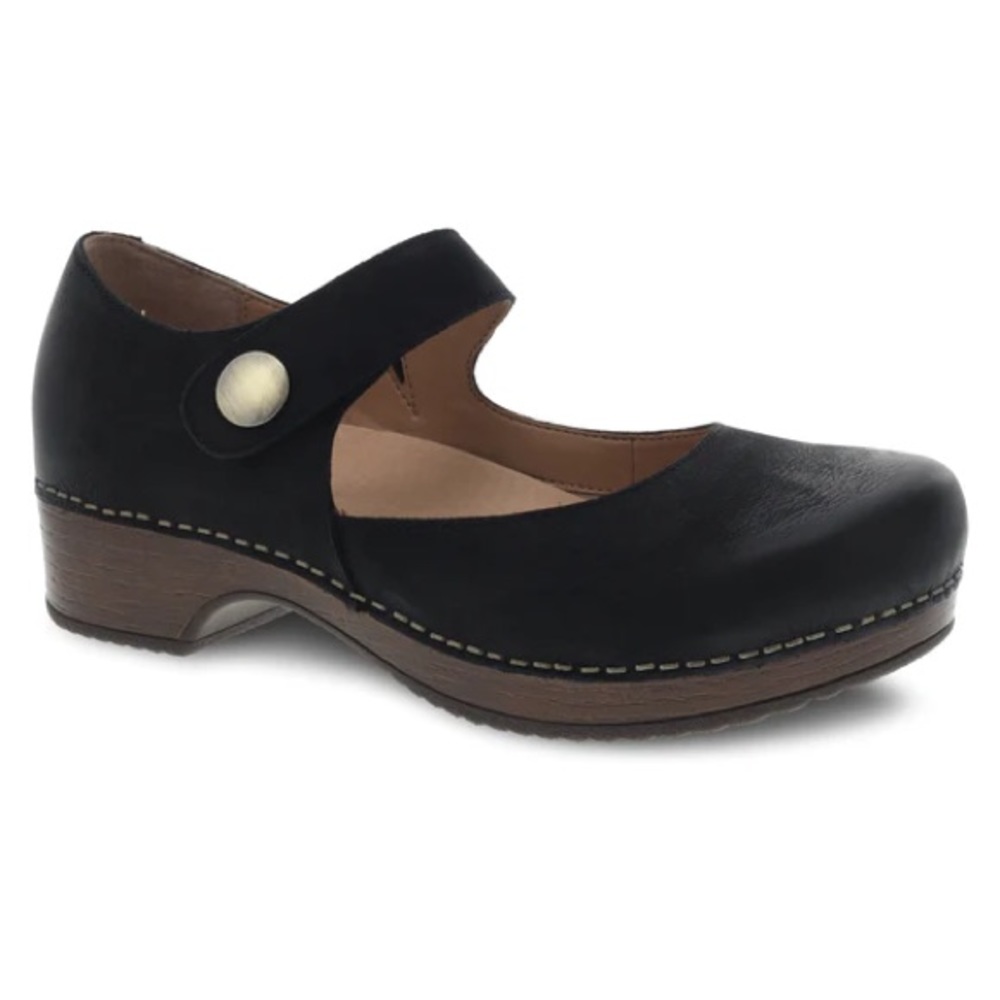 Dansko Beatrice Black Mary Jane Clog